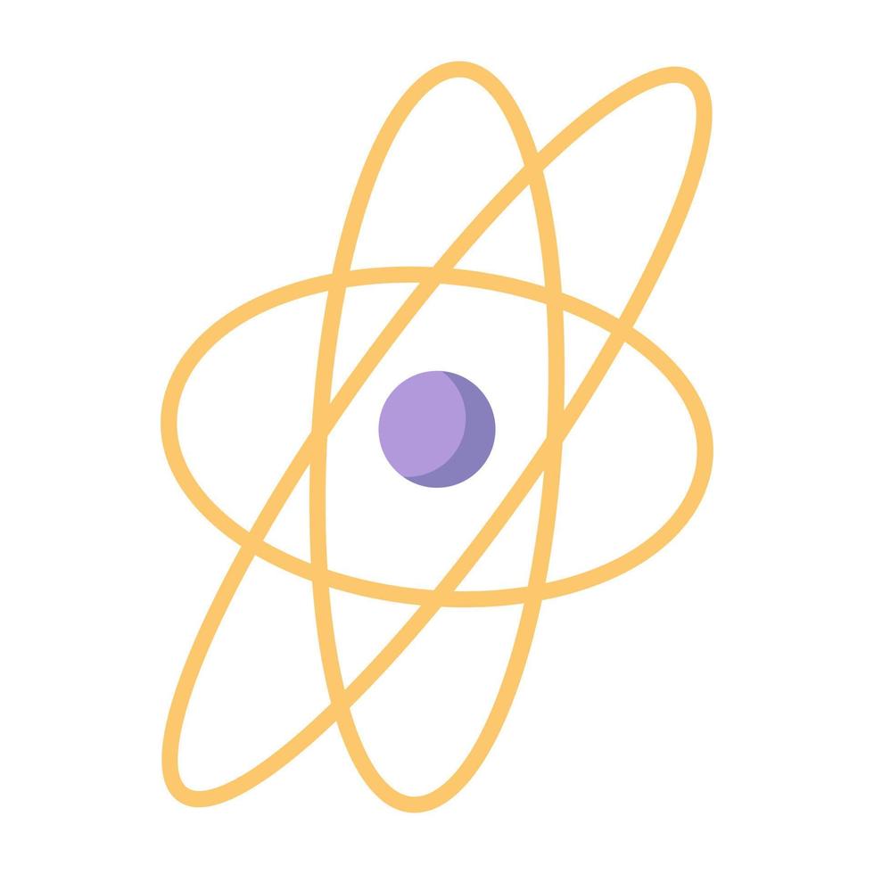 ein einzigartiger Designvektor des Atoms vektor