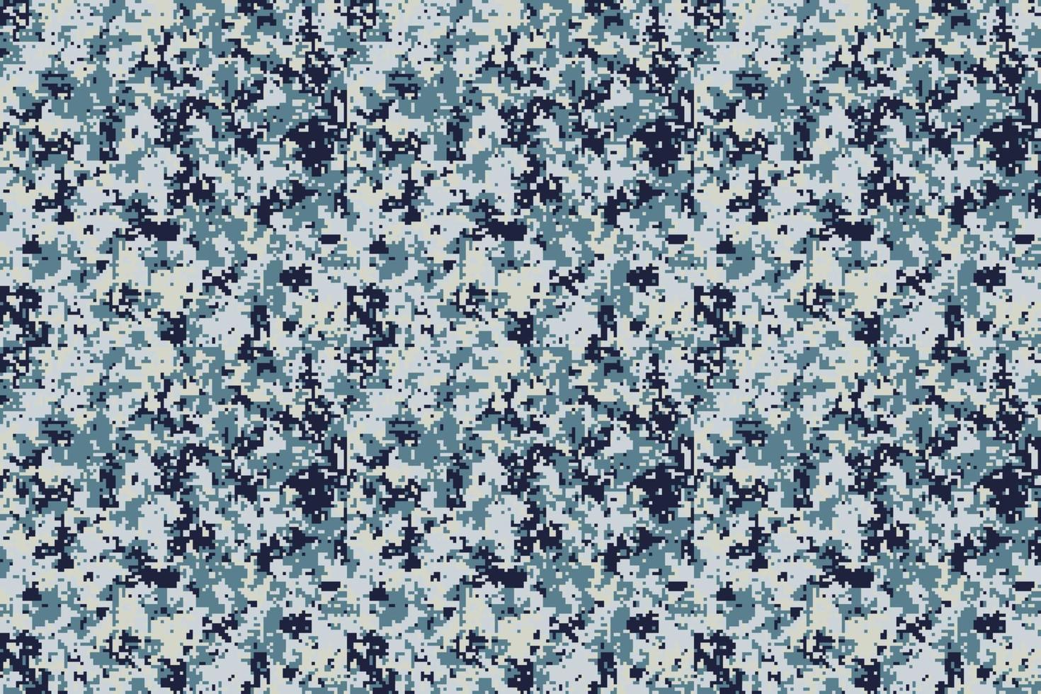 Pixeltarnung für eine Soldatenarmeeuniform. modernes Camouflage-Stoffdesign. digitaler militärischer Vektorhintergrund. vektor