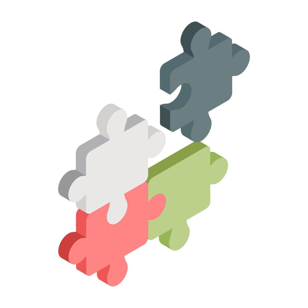 ein Premium-Download-Symbol von Puzzle vektor