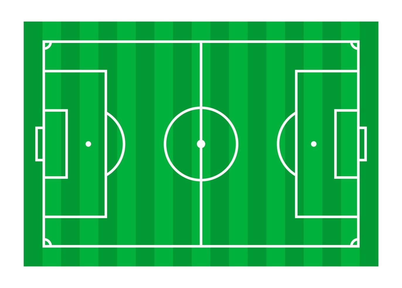 illustration des fußballstadions und des feldes vektor