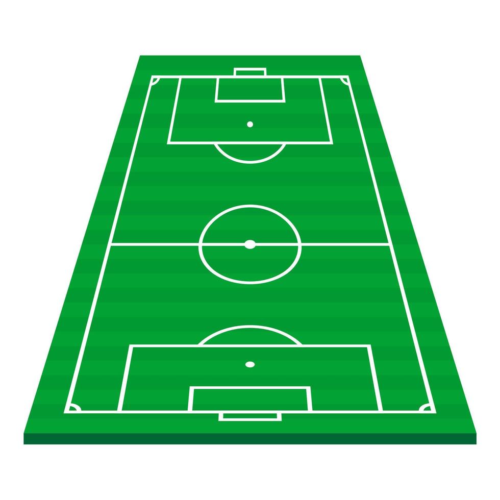 illustration av fotboll stadion och fält vektor