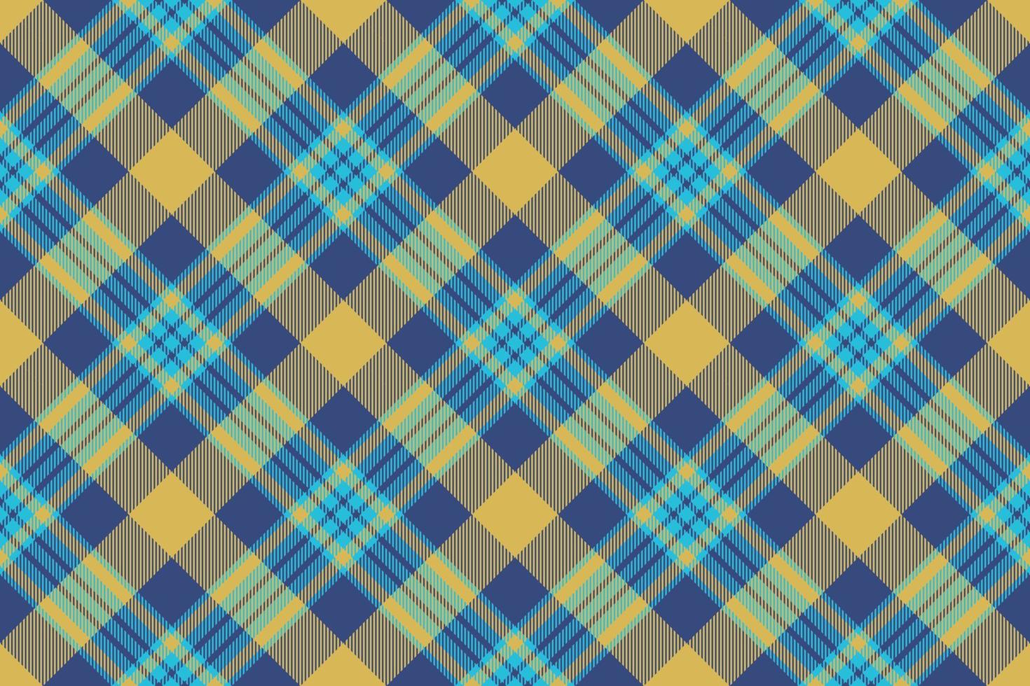 kolla upp vektor tyg. pläd textur sömlös. bakgrund tartan mönster textil.