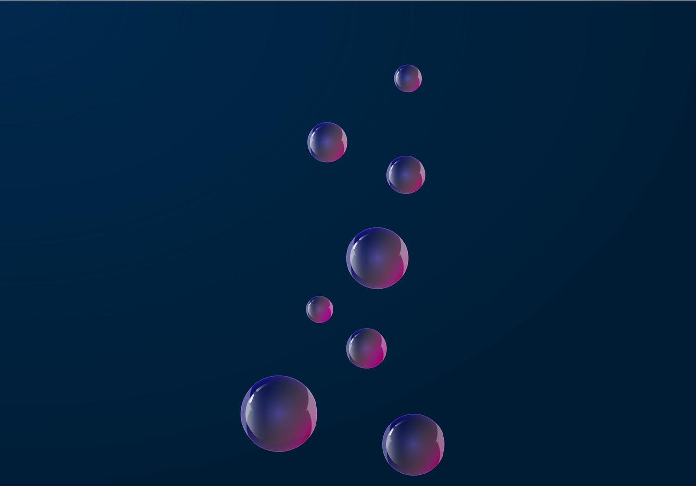 färgrik tvål bubbla på en mörk bakgrund. realistisk design element. mall för märka, baner eller poster.vector illustration. vektor