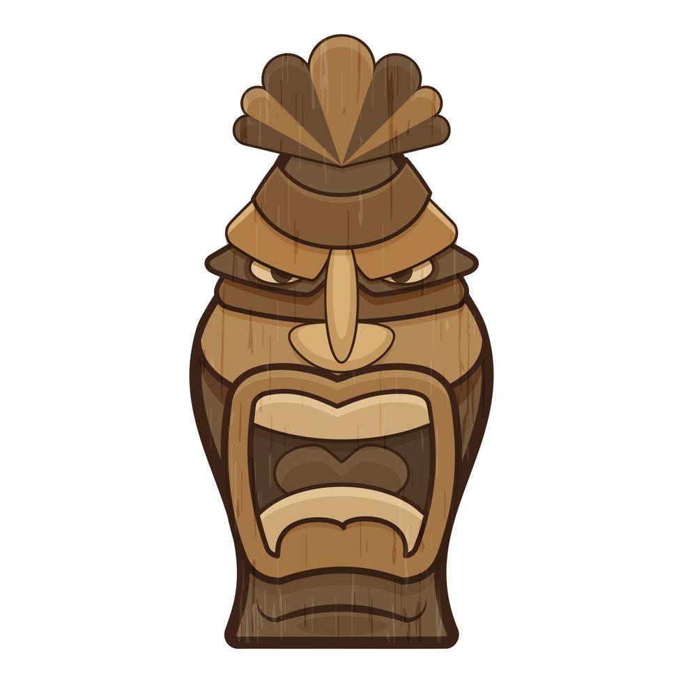 Tahiti-Idol-Symbol, Cartoon-Stil vektor