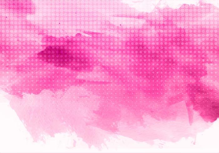 Free Vector Rosa Aquarell-Hintergrund