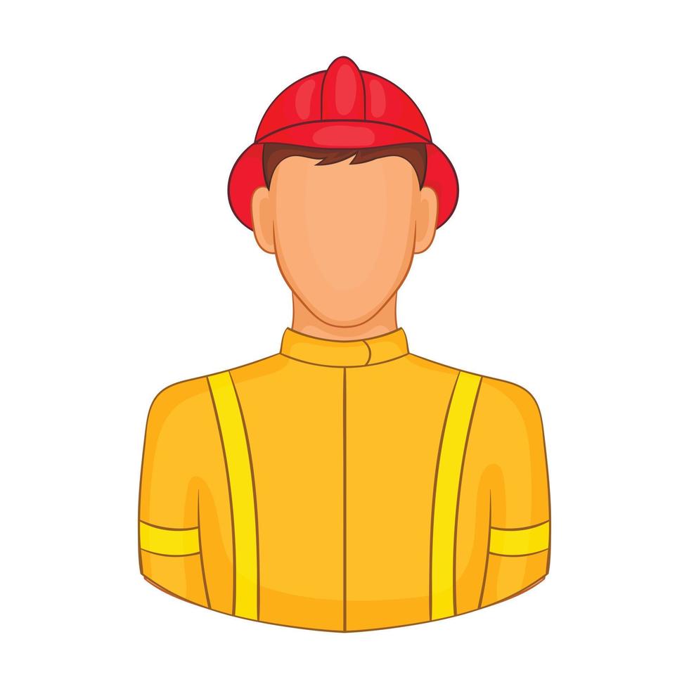 brandmän ikon i tecknad serie stil vektor