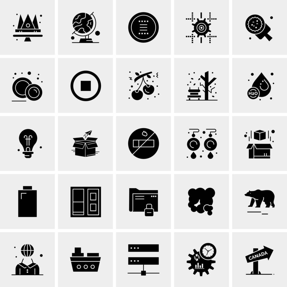 25 universelle Business-Icons Vektor kreative Icon-Illustration zur Verwendung in Web- und Mobilprojekten