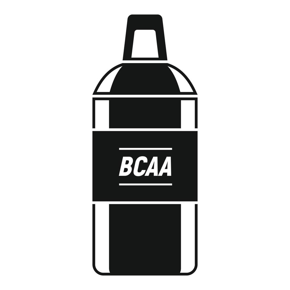 bcca sport näring ikon, enkel stil vektor