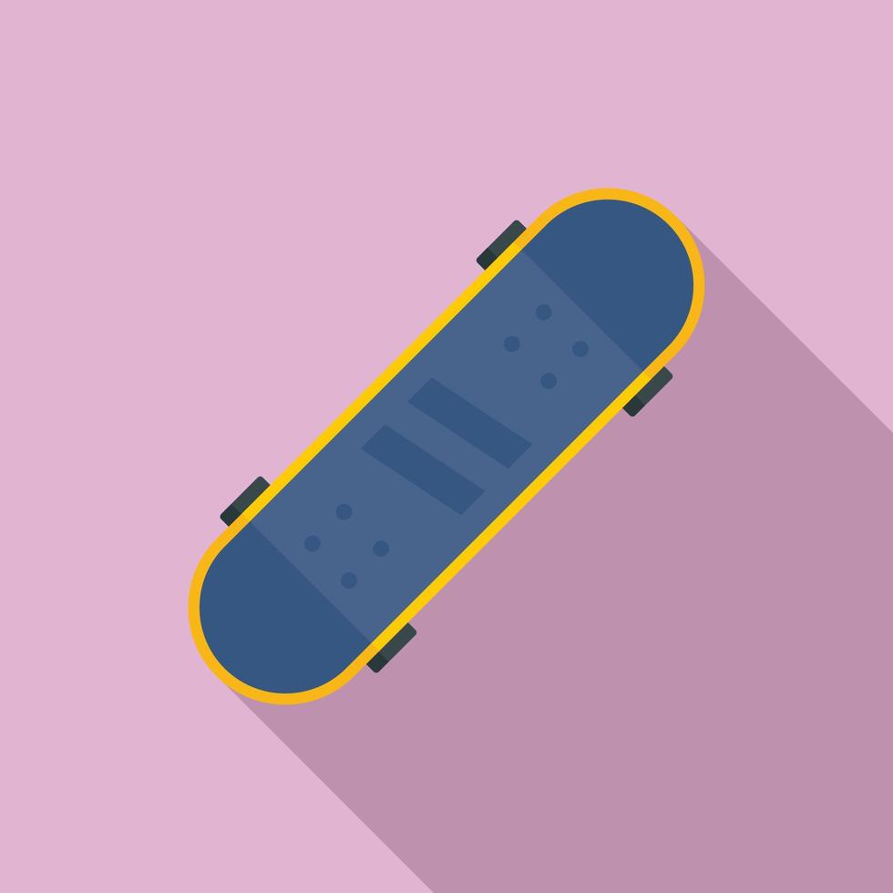 Sandpapier-Skateboard-Symbol, flacher Stil vektor