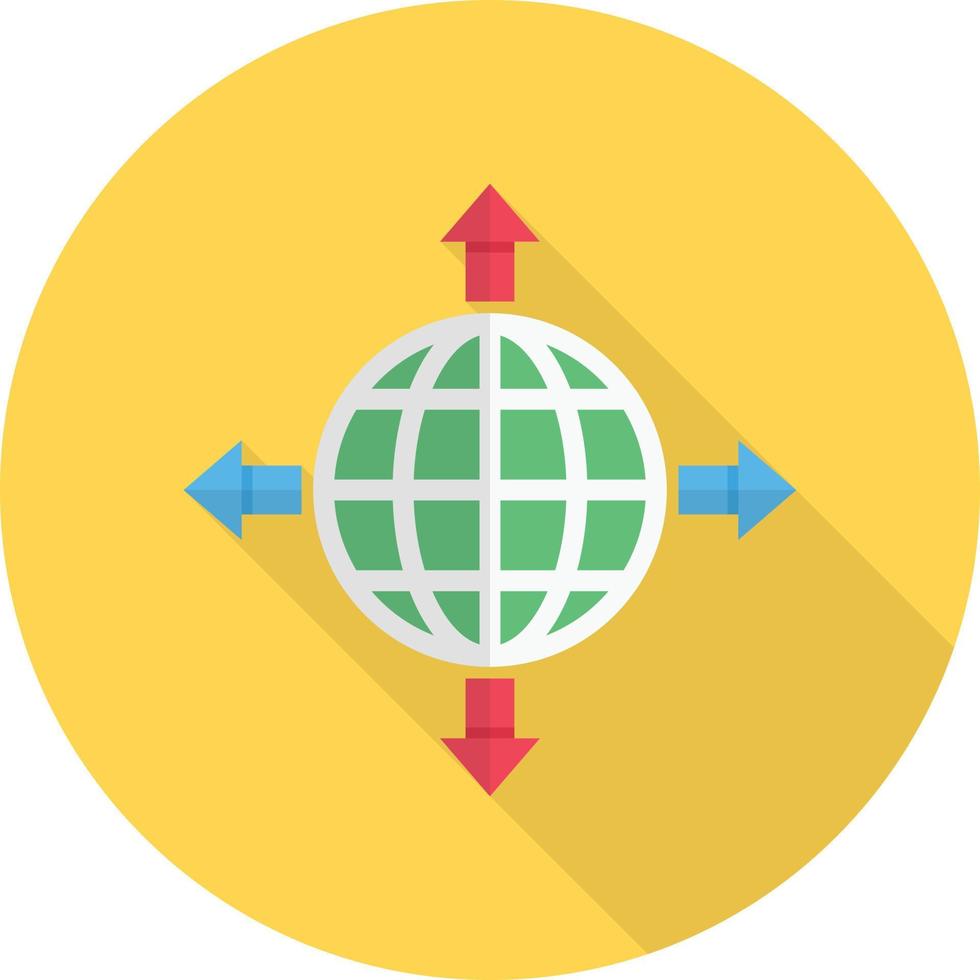 global riktning vektor illustration på en bakgrund.premium kvalitet symbols.vector ikoner för begrepp och grafisk design.