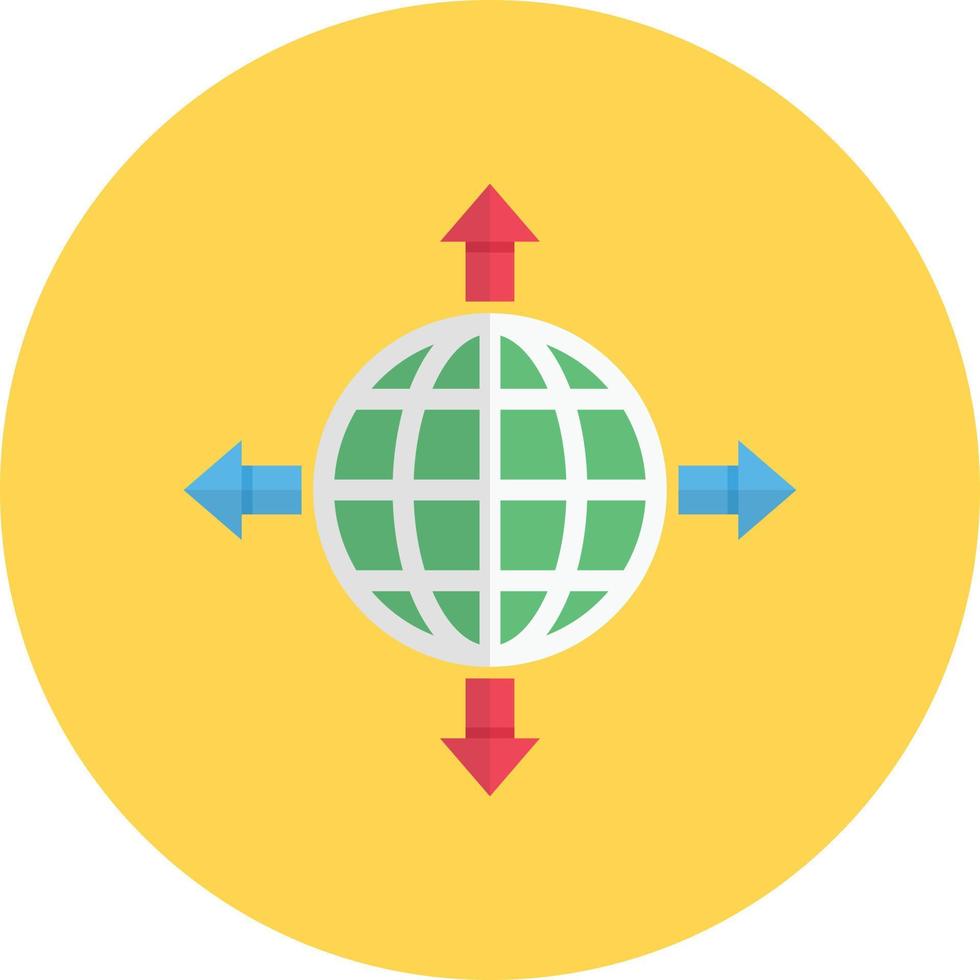 global riktning vektor illustration på en bakgrund.premium kvalitet symbols.vector ikoner för begrepp och grafisk design.