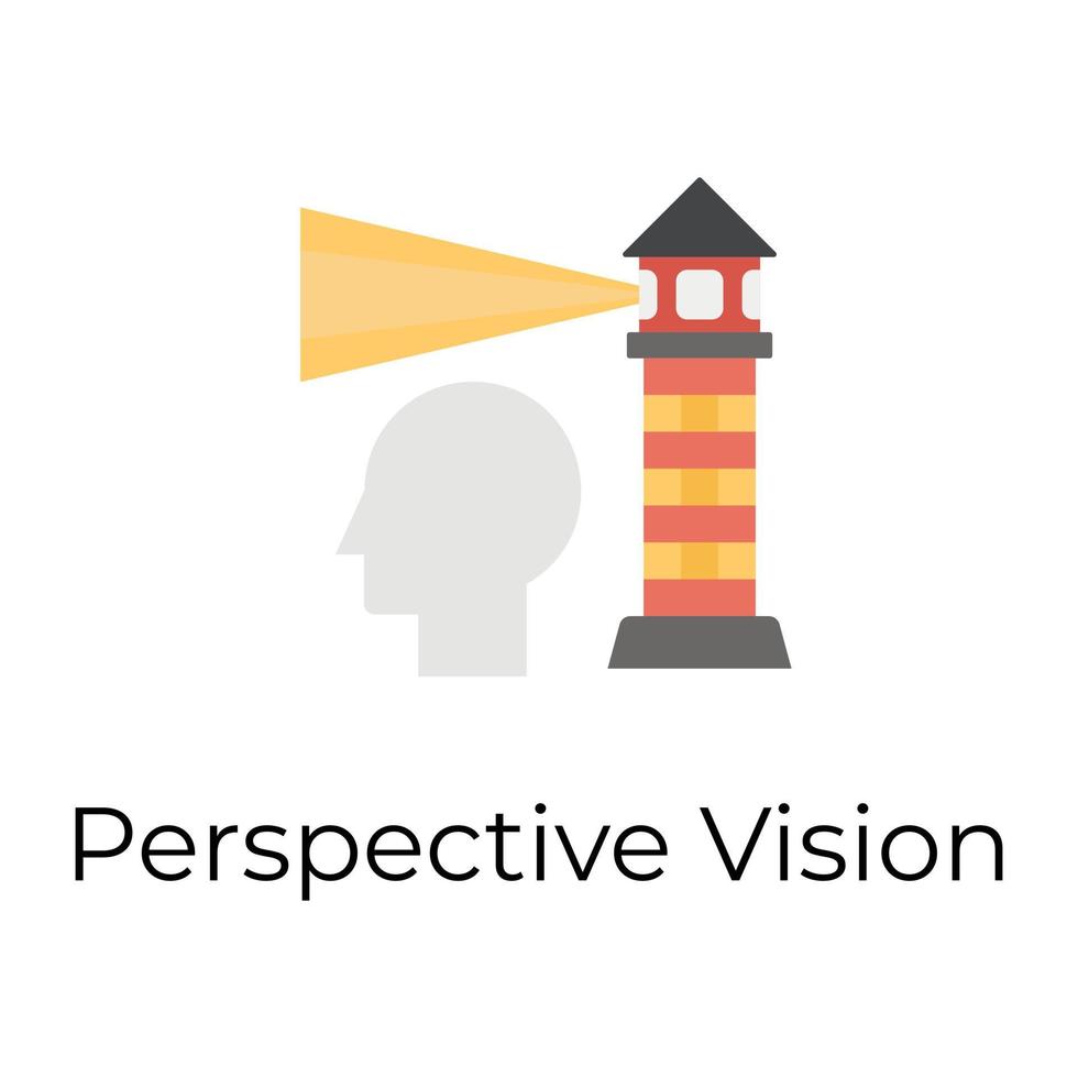 trendiges perspektivisches Sehen vektor