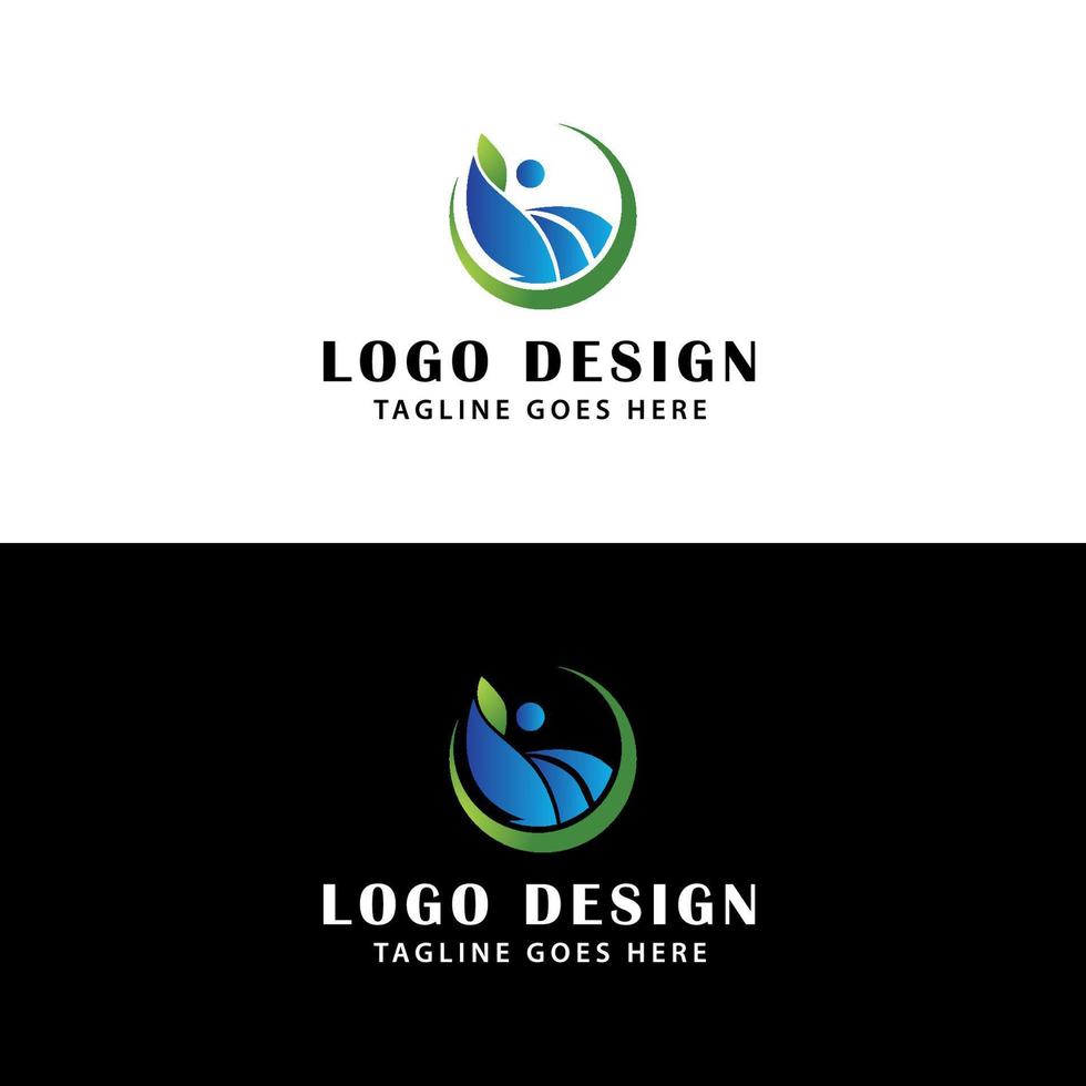 massage stol logotyp design vektor