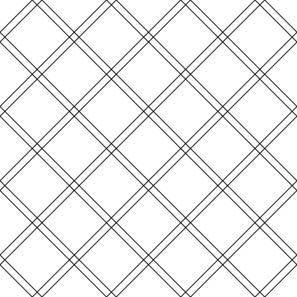 Vektornahtloses geometrisches Muster aus gekreuzten Quadraten und Linien vektor