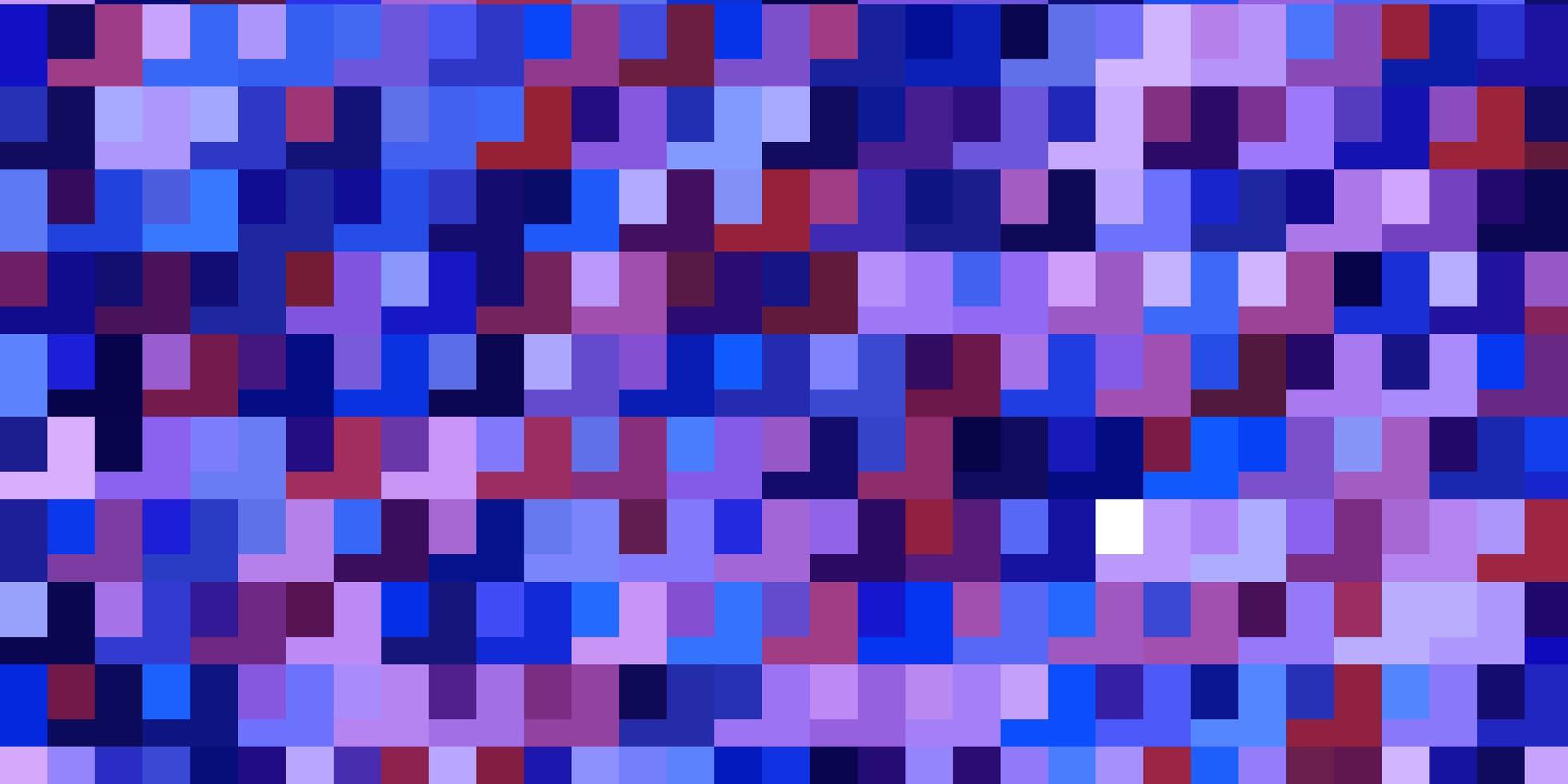 blaue, rote und lila Textur im rechteckigen Stil. vektor