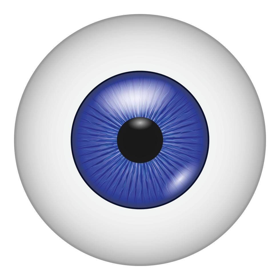 Augensymbol, realistischer Stil vektor