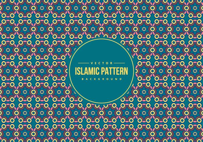 Islamische Art-Muster-Hintergrund vektor