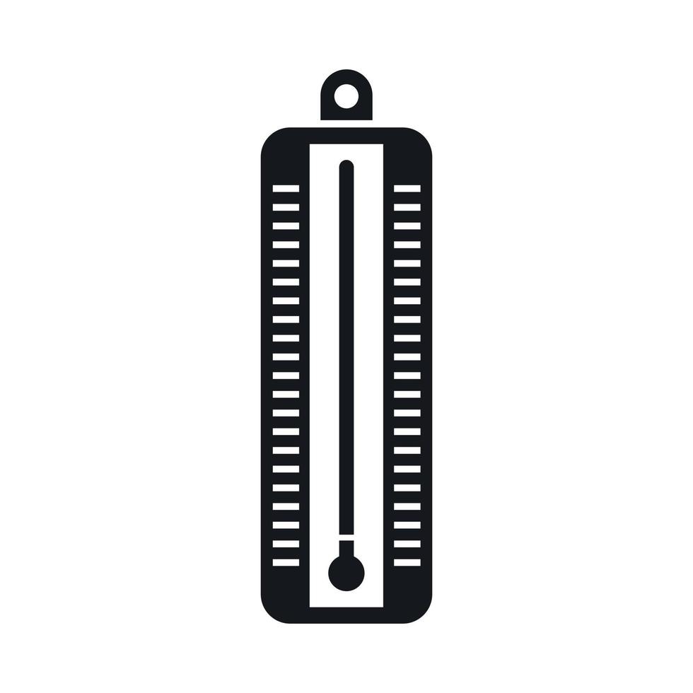 termometer pekar på låg temperatur ikon vektor