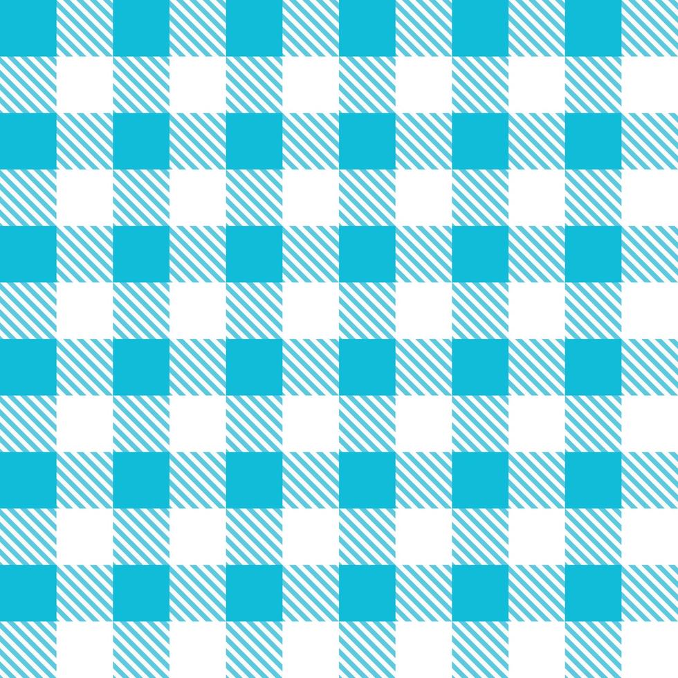 blå strand rutig bakgrund, pläd textur sömlös mönster tyg rutig bakgrund, gingham bakgrund vektor