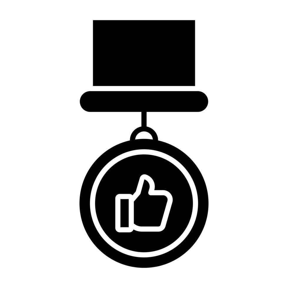 modern design ikon av medalj vektor
