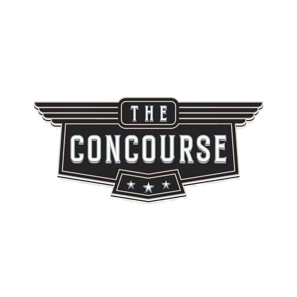 Concourse Flight Club-Logo vektor