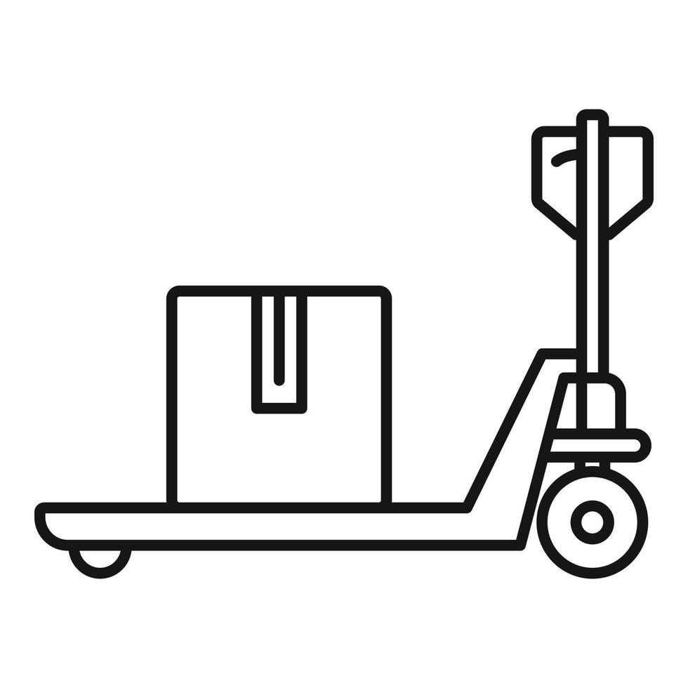 Lagerlift-Symbol, Umrissstil vektor