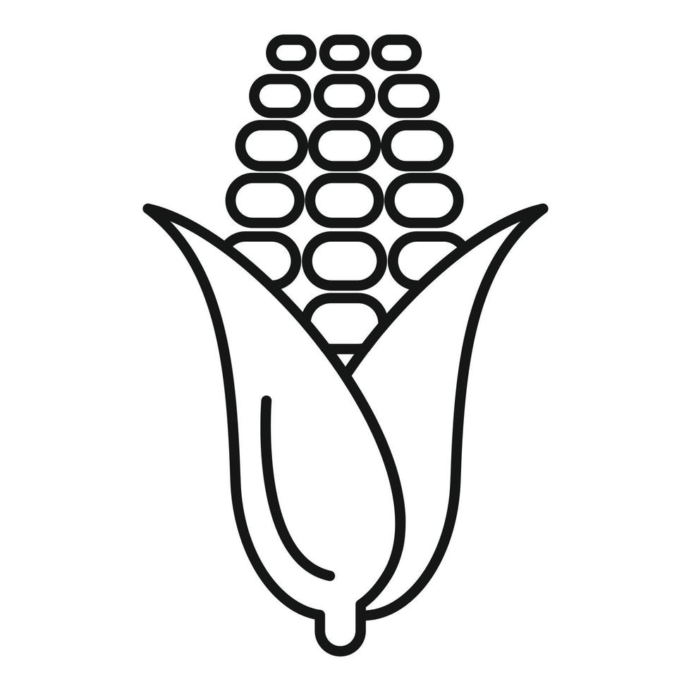 Mais-Symbol, Umrissstil vektor