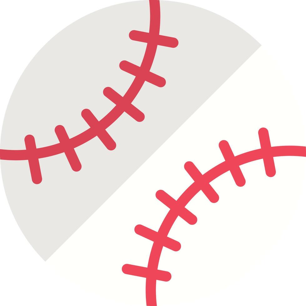 Baseball-Vektorillustration auf einem Hintergrund. hochwertige Symbole. Vektorsymbole für Konzept und Grafikdesign. vektor