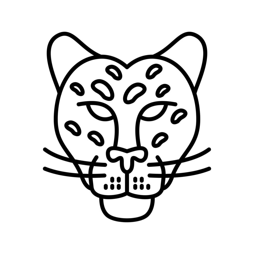 jaguar vektor ikon