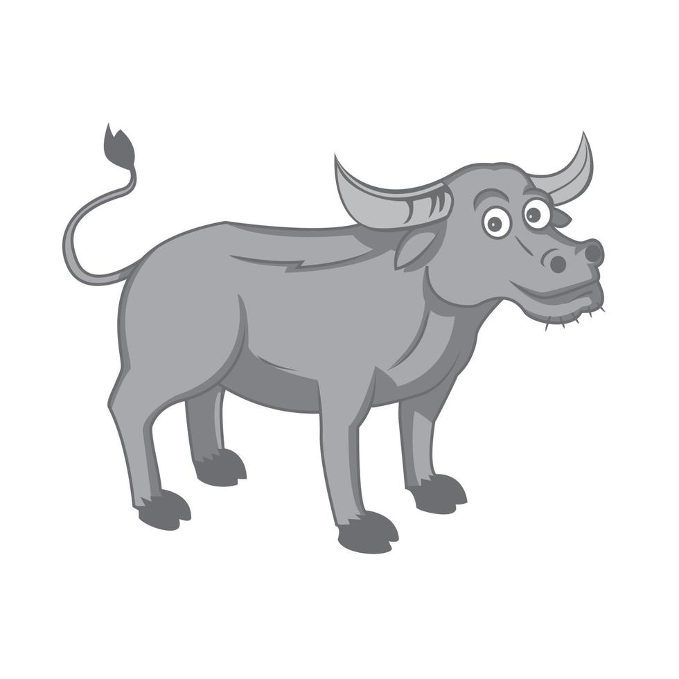 buffel djur- illustration vektor