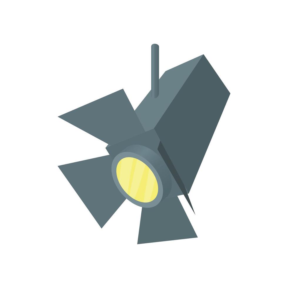 Spotlight-Symbol, Cartoon-Stil vektor