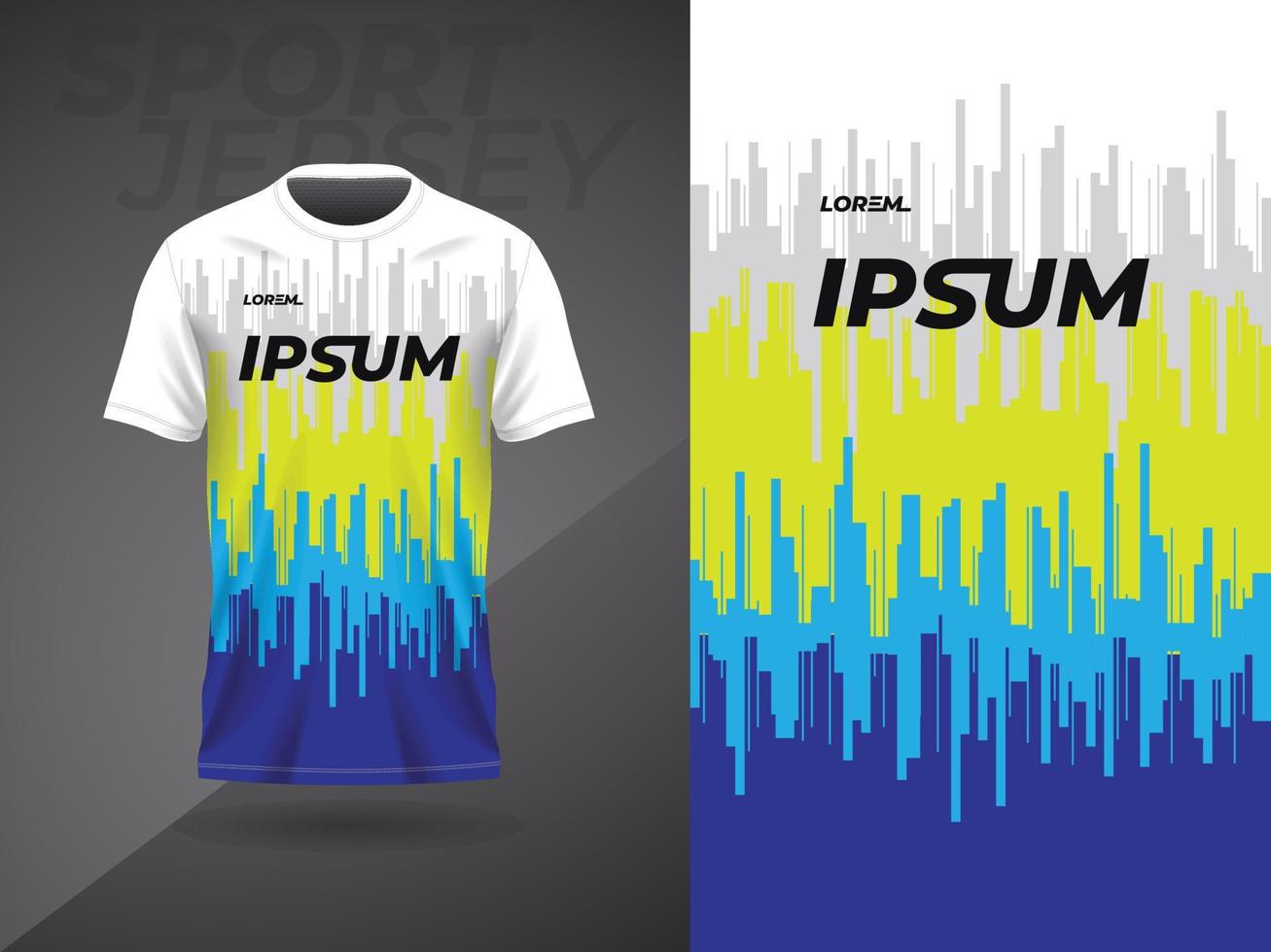 abstrakt tshirt sporter jersey design för fotboll fotboll tävlings gaming cross cykling löpning vektor