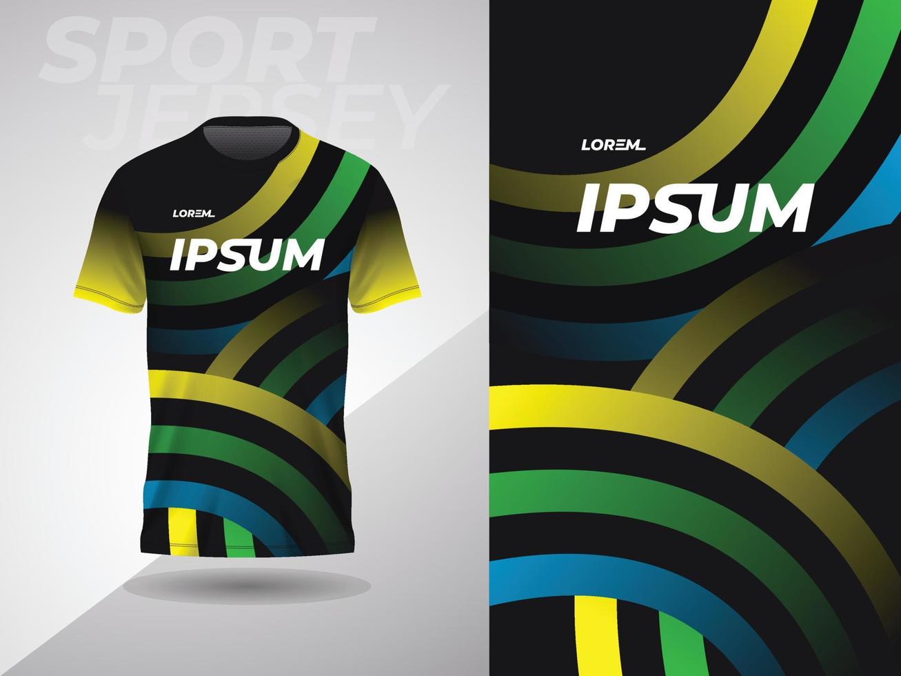 abstrakt tshirt sporter jersey design för fotboll fotboll tävlings gaming cross cykling löpning vektor