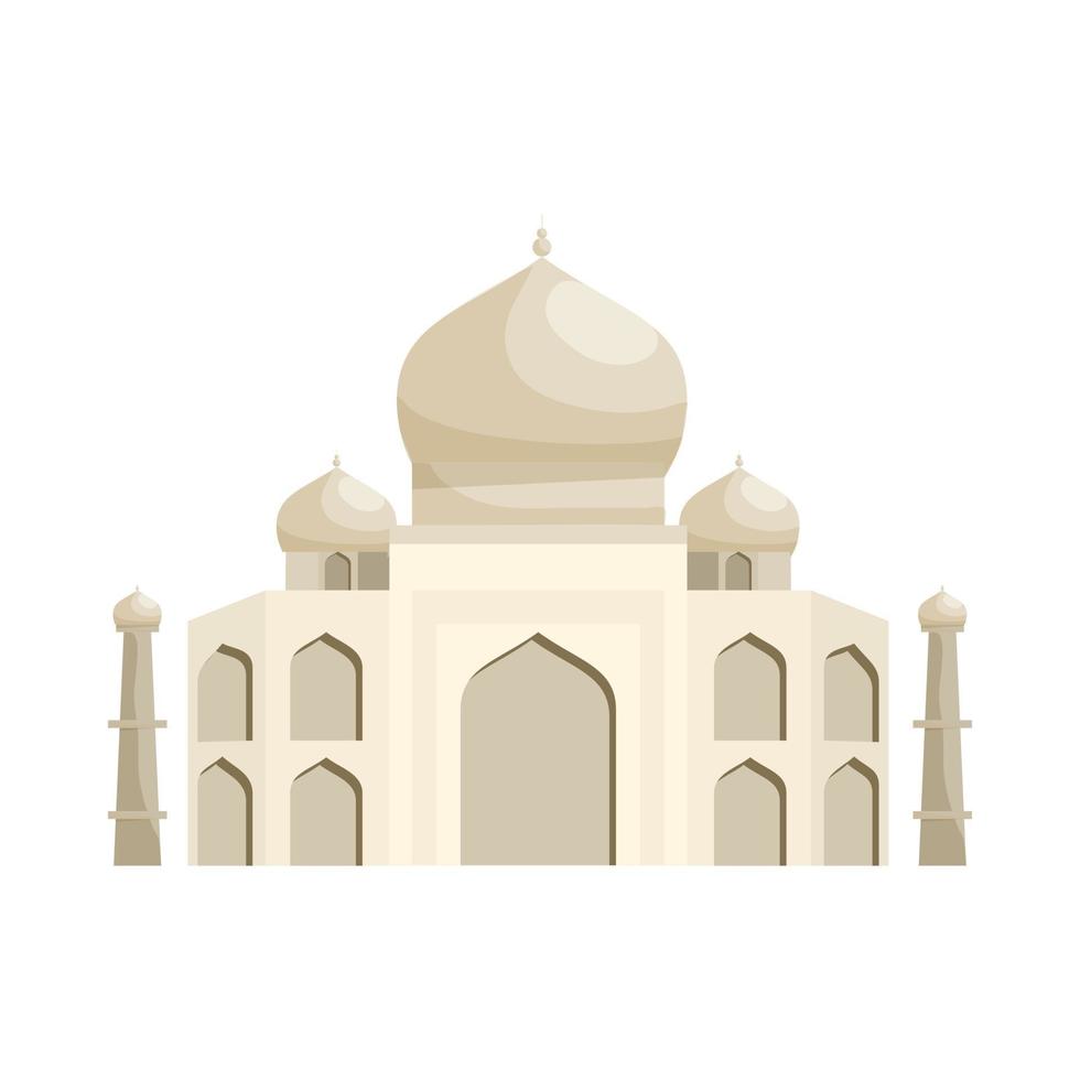 Taj Mahal-Symbol, Cartoon-Stil vektor