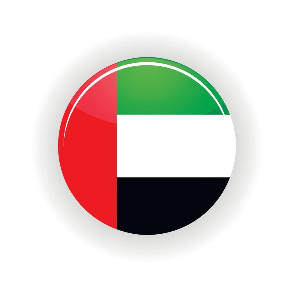 förenad arab emirates ikon cirkel vektor