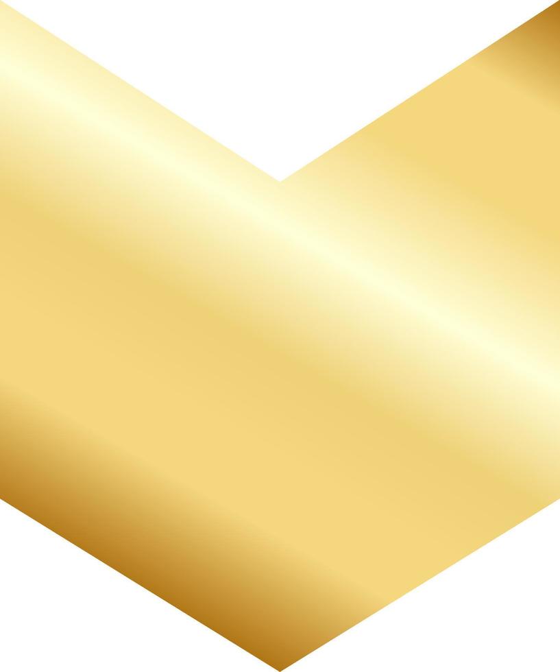 guld bricka märka design illustration vektor