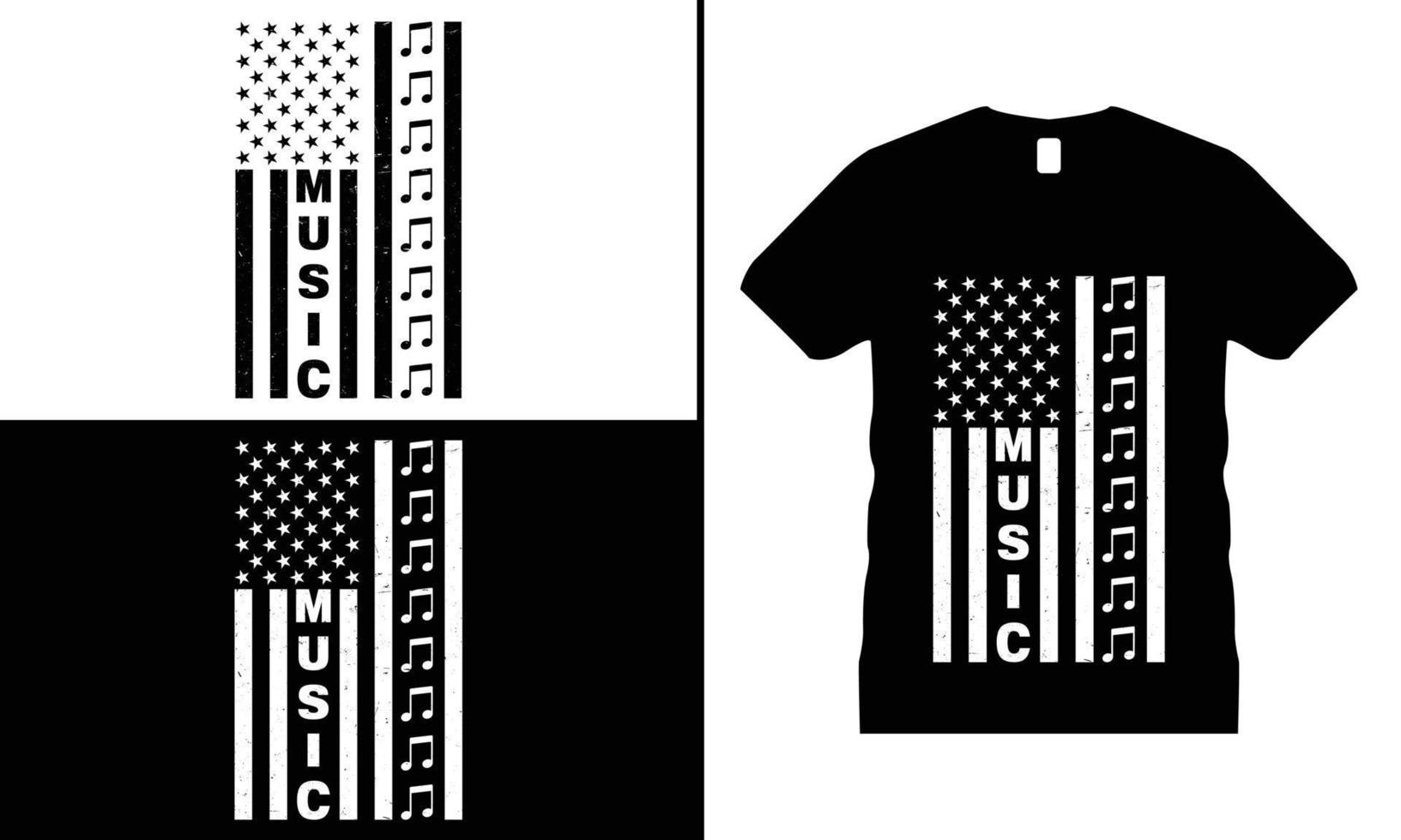 Motivierender T-Shirt-Designvektor der Musik. Verwendung für T-Shirts, Tassen, Aufkleber usw. vektor