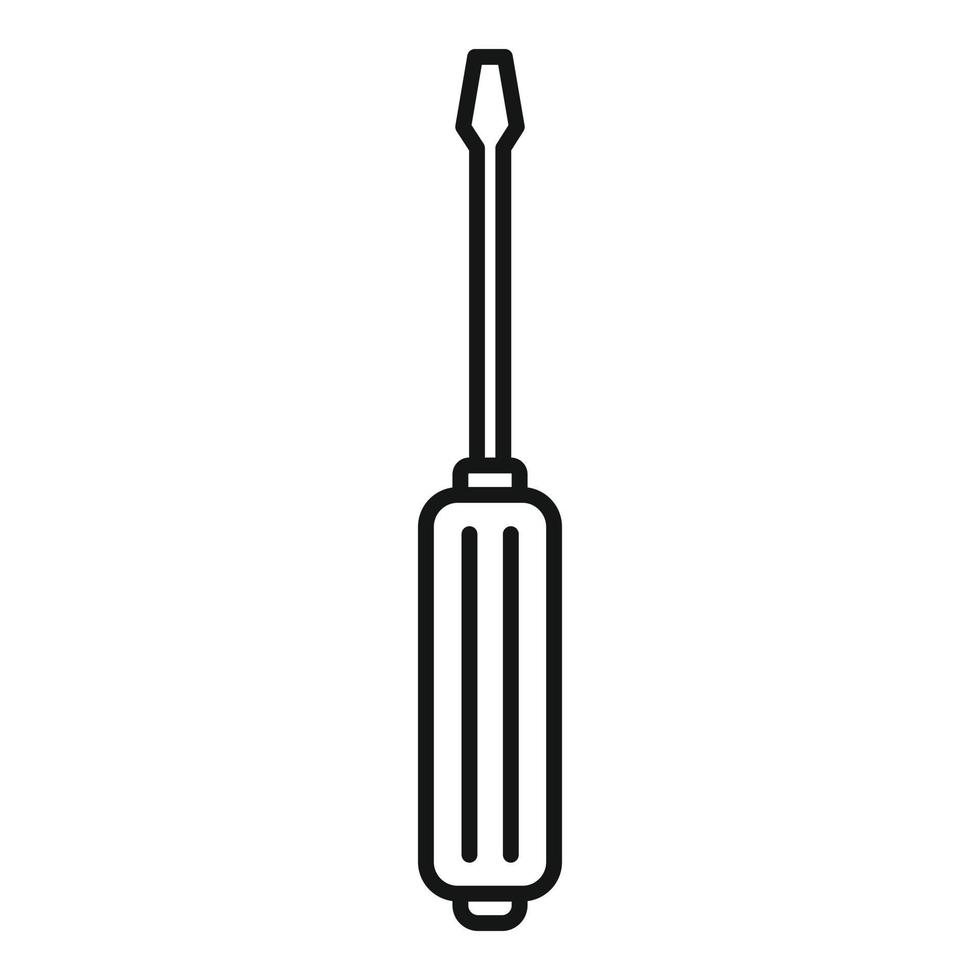 Symbol für elektrischen Schraubendreher, Umrissstil vektor