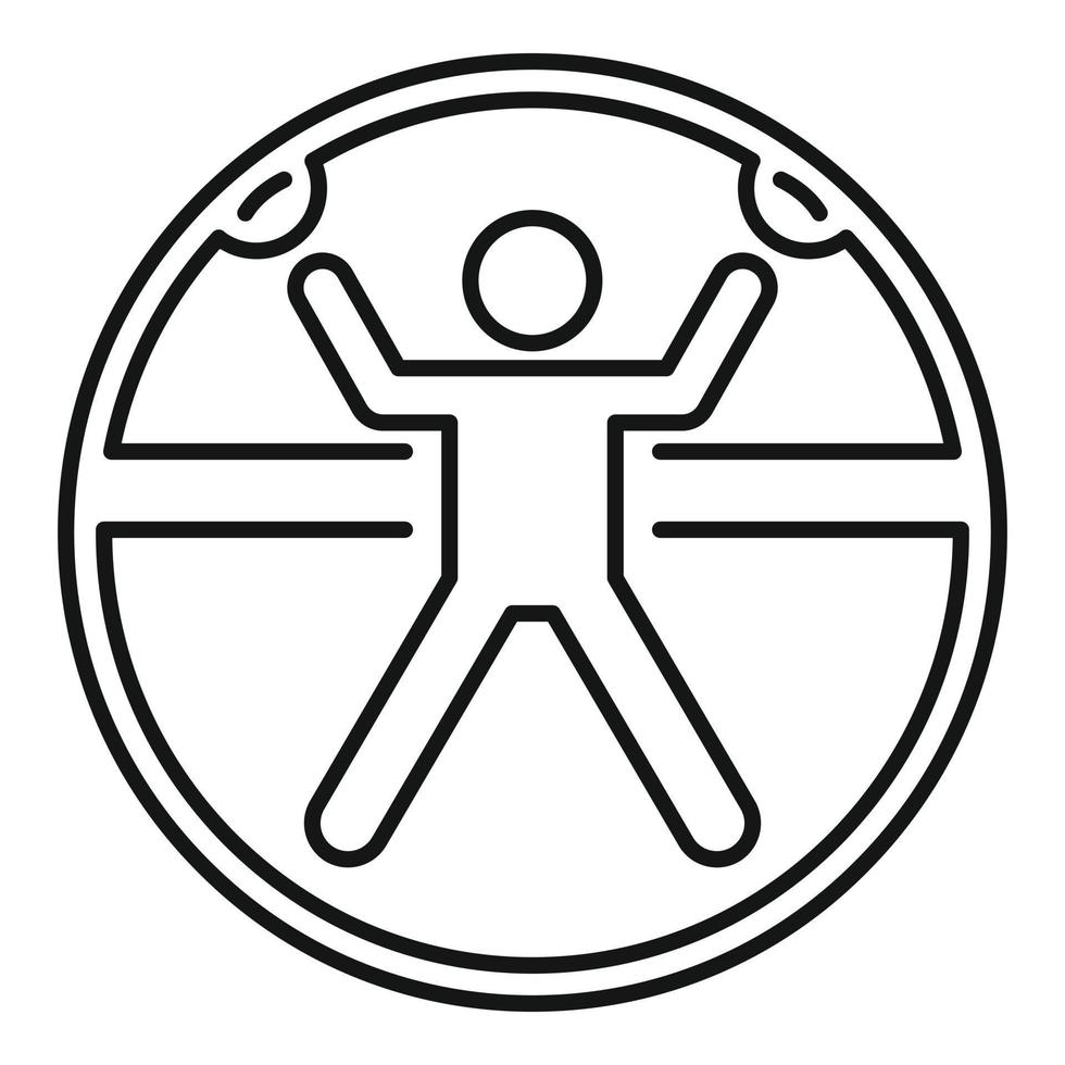 Zorb-Symbol, Umrissstil vektor