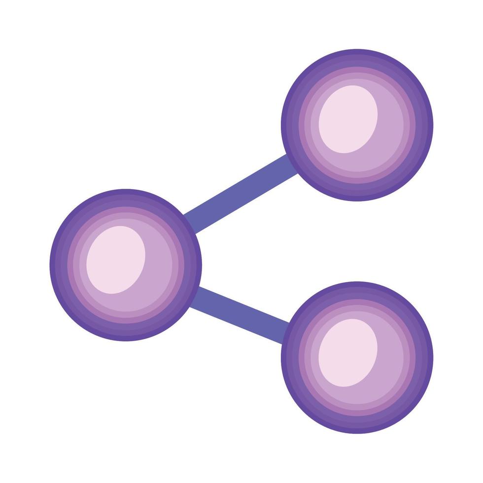 Teilen Sie das Symbol in den sozialen Medien vektor