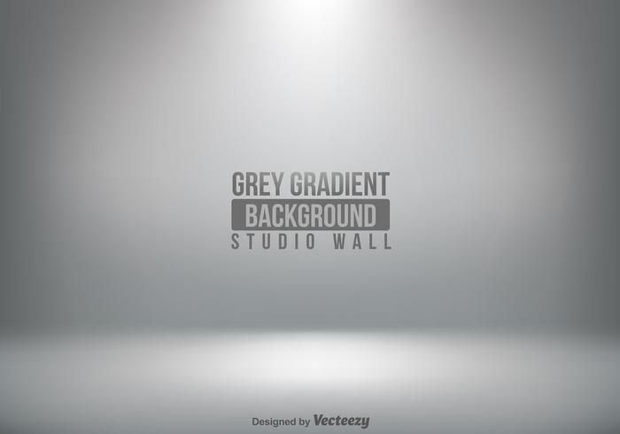Grå Gradient Abstract Studio Bakgrund vektor
