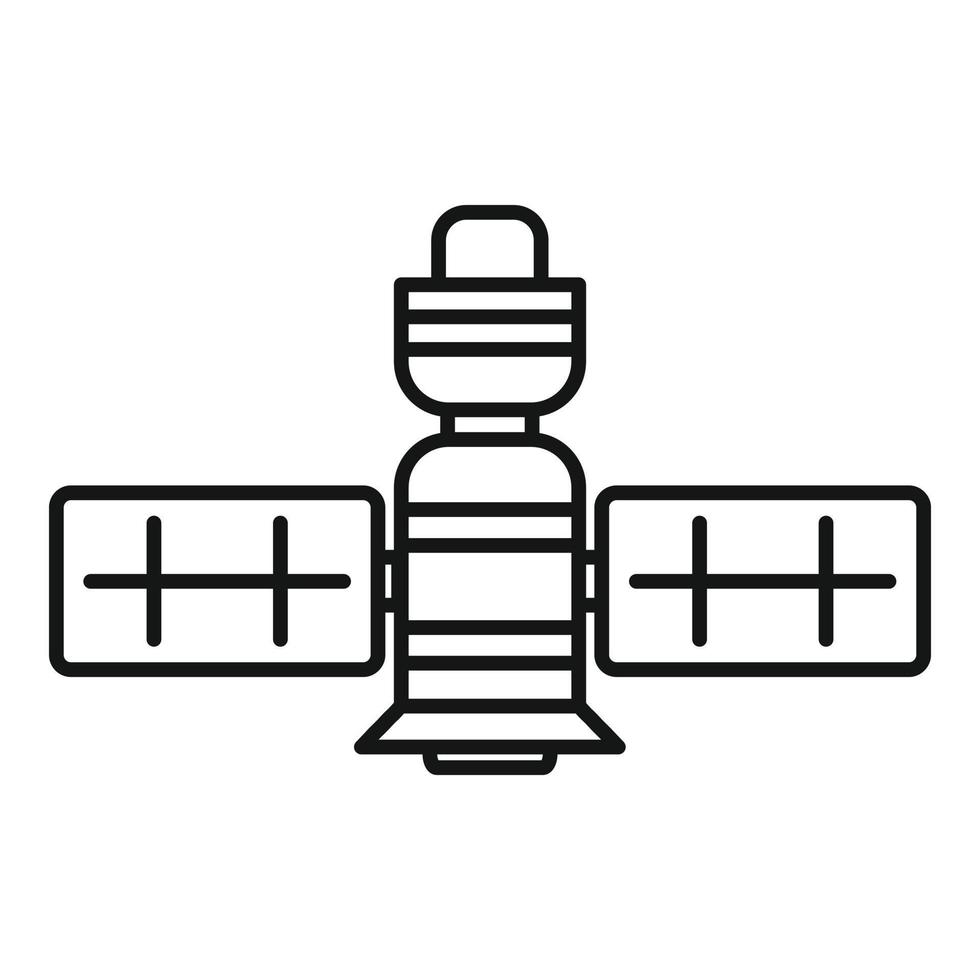 Satellitensymbol, Umrissstil vektor