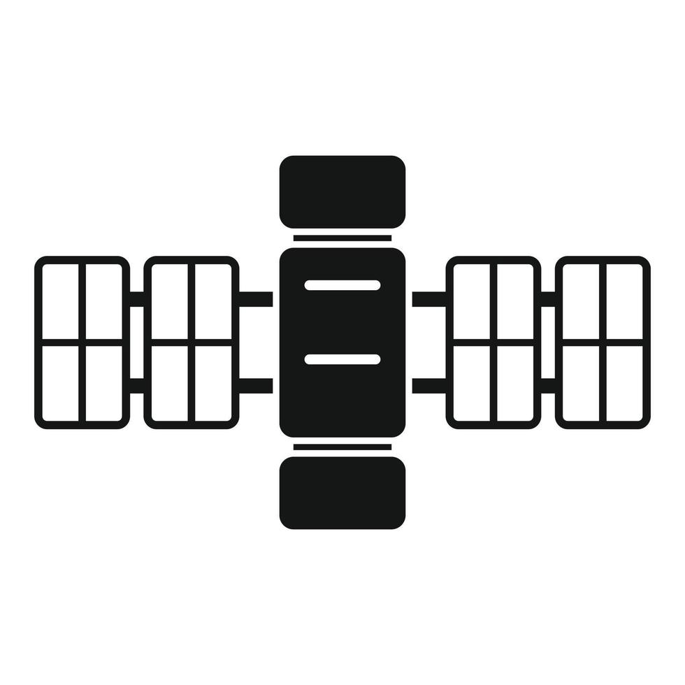 Antennensatellitensymbol, einfacher Stil vektor