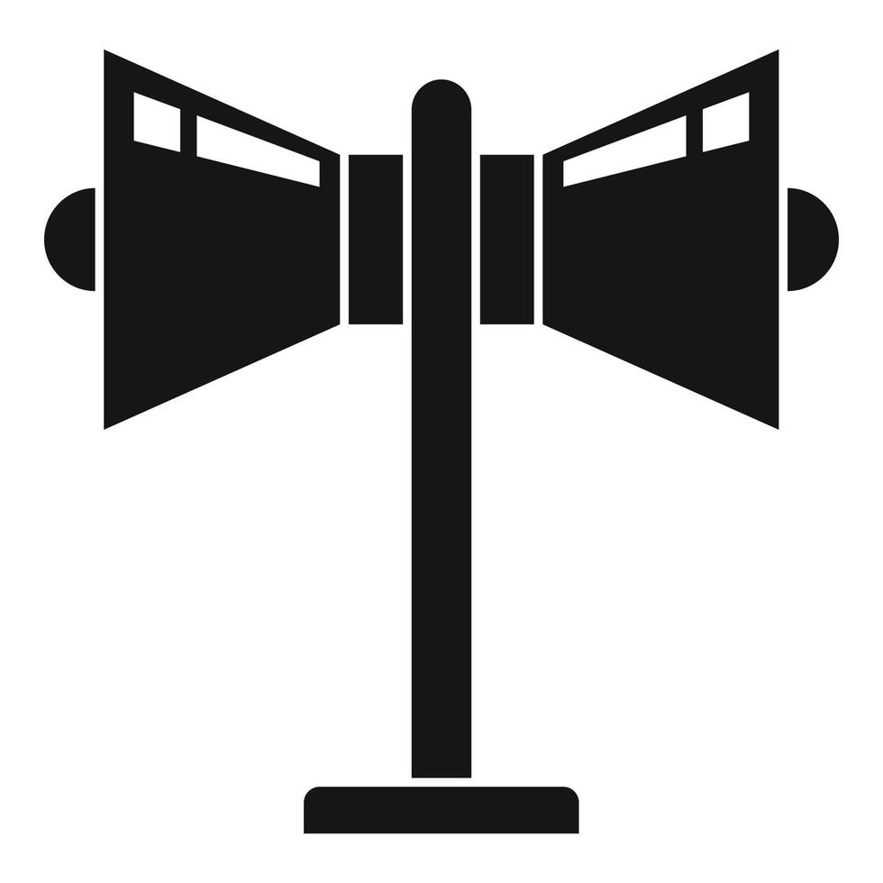 Remarketing-Megaphon-Symbol, einfacher Stil vektor