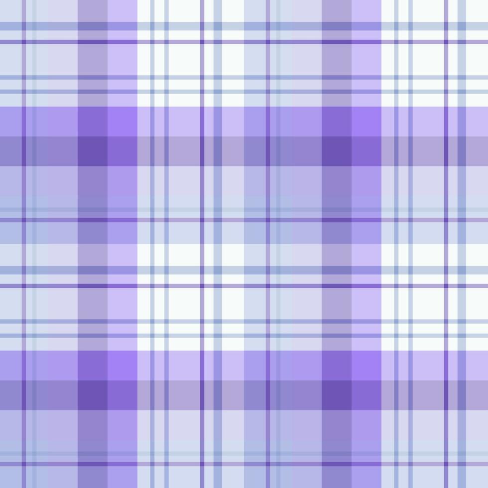 Nahtloses Muster in schönen violetten Farben für Plaid, Stoff, Textil, Kleidung, Tischdecke und andere Dinge. Vektorbild. vektor