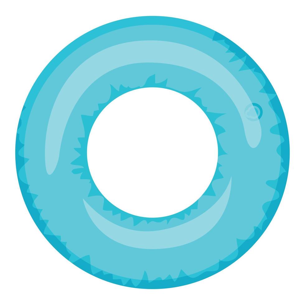 Pool-Ring-Symbol, Cartoon-Stil vektor