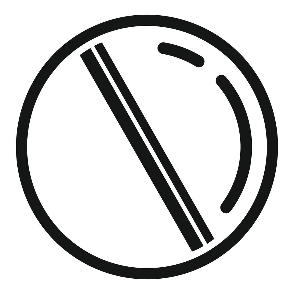 Pillendosierungssymbol, einfacher Stil vektor