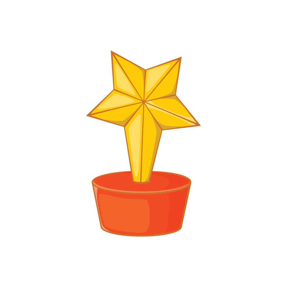 Star-Award-Symbol, Cartoon-Stil vektor