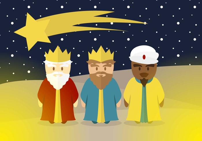 Epiphany Kings Magi Illustration Vector