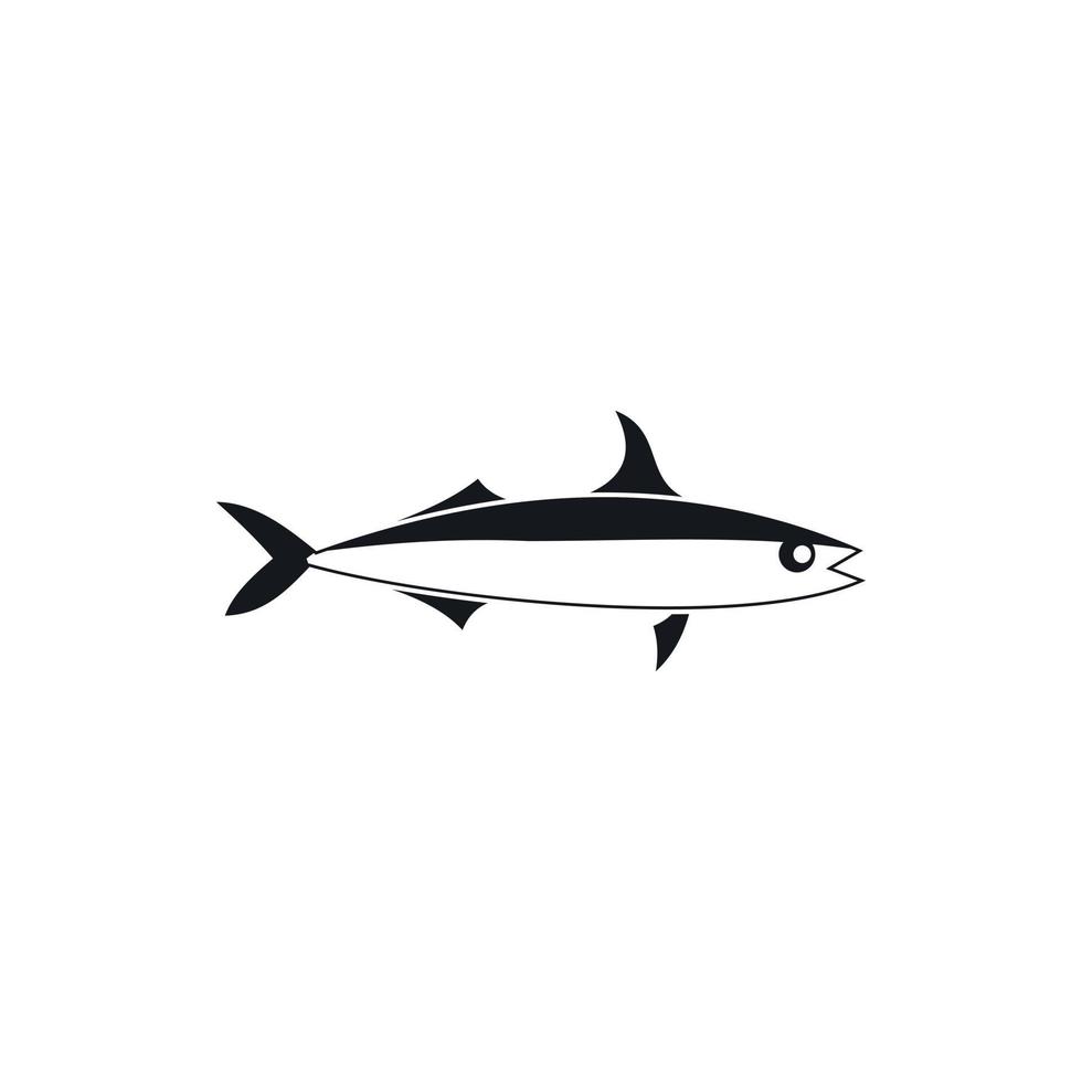 Fischsymbol, einfacher Stil vektor
